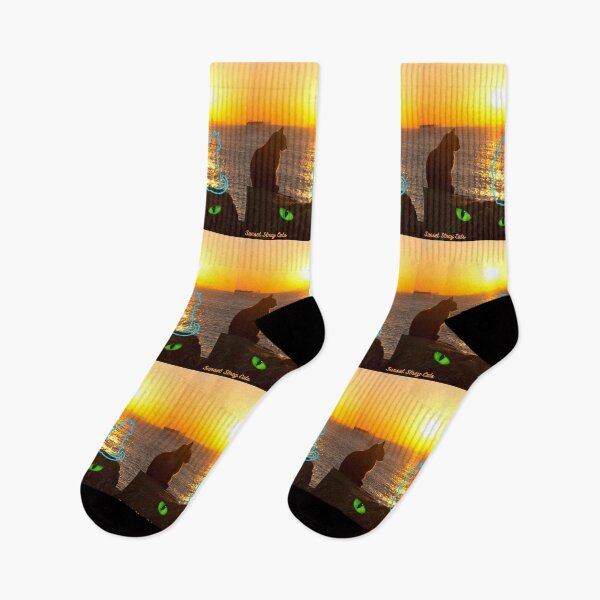 Item preview, Sunset Stray Cats designed and sold by CannyGoods.