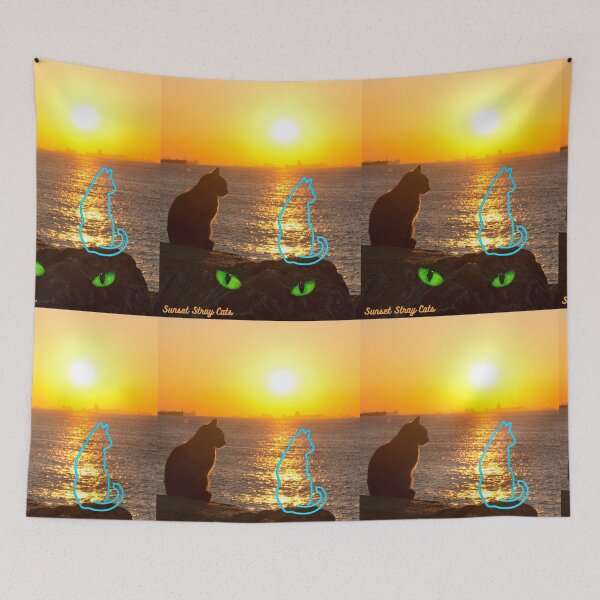 Item preview, Sunset Stray Cats designed and sold by CannyGoods.