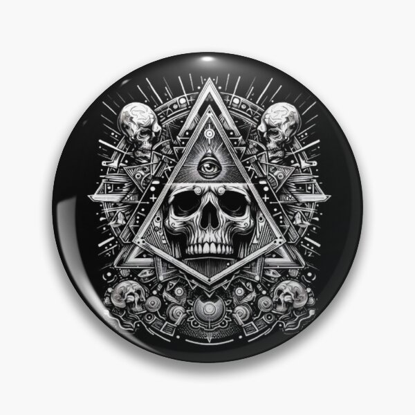 Item preview, Paintings from the Illuminati series- The All-Seeing Eye and Skulls, Freemasons, Knowledge, Power. designed and sold by 2012DreamVision.