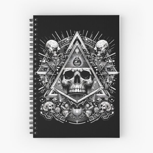 Item preview, Paintings from the Illuminati series- The All-Seeing Eye and Skulls, Freemasons, Knowledge, Power. designed and sold by 2012DreamVision.