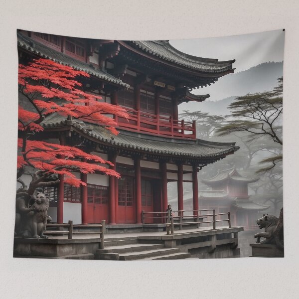 Item preview, Mountain Sanctuary | Mystical Edo Temple designed and sold by Rothnaric.