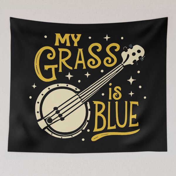 Item preview, My Grass Is Blue designed and sold by bihtti.