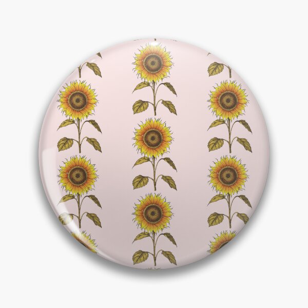 Artikelvorschau, Sonnenblumenmuster entworfen und verkauft von PatternInArt.