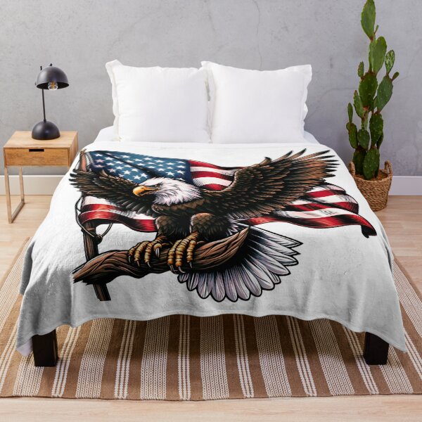Item preview, traditional bald eagle tattoo designed and sold by tee snap.