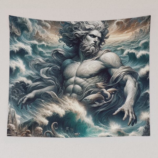 Item preview, Okeanos - Guardian of the infinite water nature designed and sold by darkfantasy-atk.