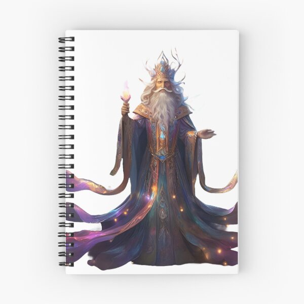Item preview, wizard with magic wand	 designed and sold by Imagine2024.