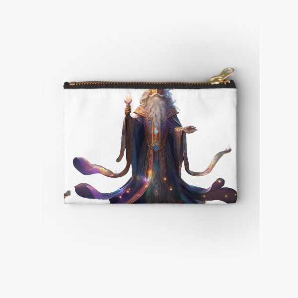 Item preview, wizard with magic wand	 designed and sold by Imagine2024.