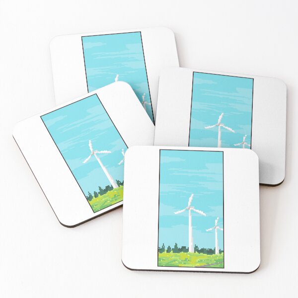 Item preview, Windmill Scenery Pixel with Border designed and sold by Ekira Pop Pixel.