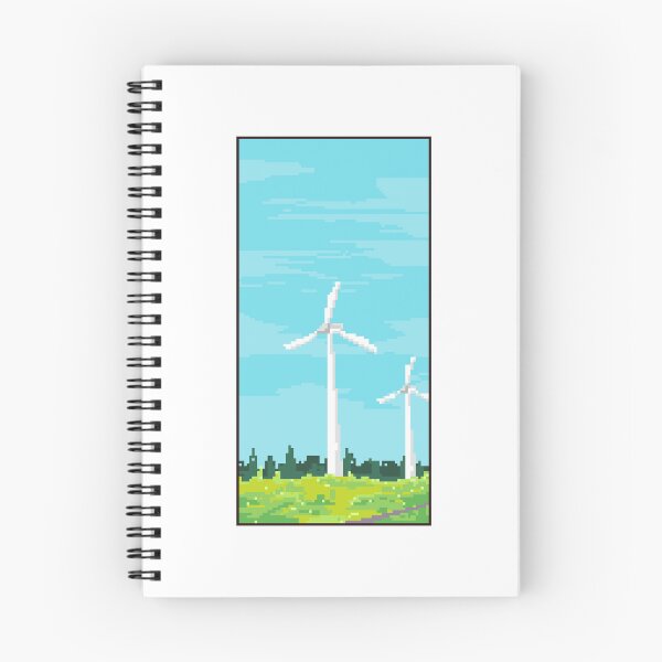 Item preview, Windmill Scenery Pixel with Border designed and sold by Ekira Pop Pixel.