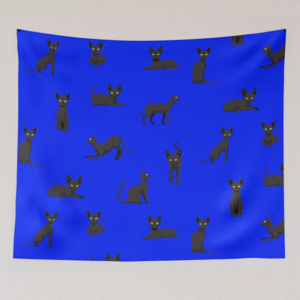 Item preview, Hairless Sphynx Black Cat Poses designed and sold by SUPERHERON.