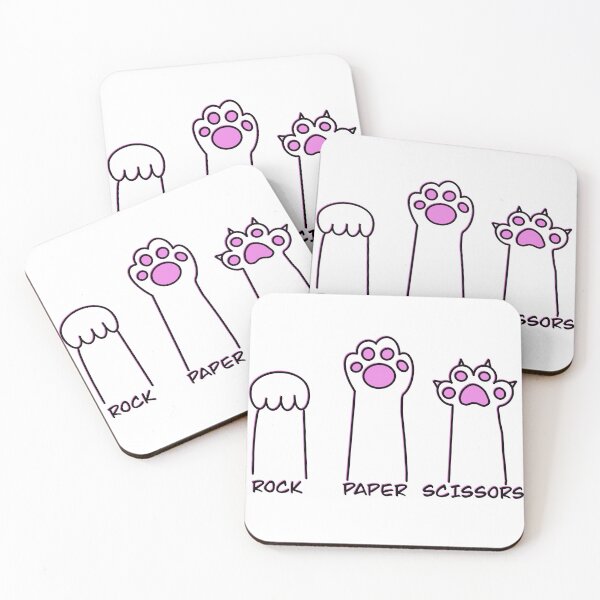 Item preview, Rock, Paper, Scissors - Cat edition designed and sold by WanderDrips.