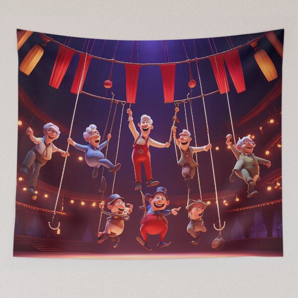Item preview, Pensioners as trapeze Artists designed and sold by Colin Bentham.