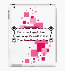 I'm A Cool Guy! White iPad Case/Skin