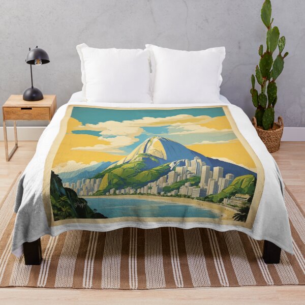 Item preview, Sugarloaf Brazil Vintage Poster Tourism 2 designed and sold by TravelersGems.