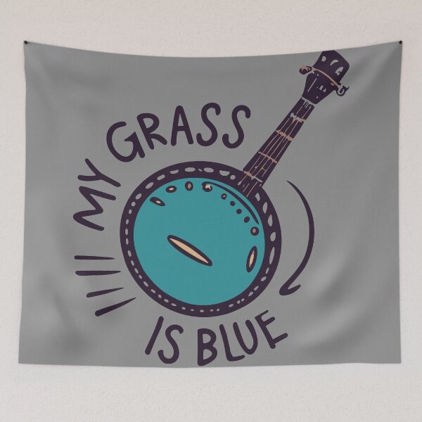 Item preview, My Grass Is Blue designed and sold by bihtti.