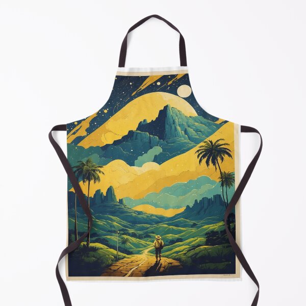 Item preview, Goias Brazil Starry Night and Moon Vintage Poster Tourism designed and sold by TravelersGems.