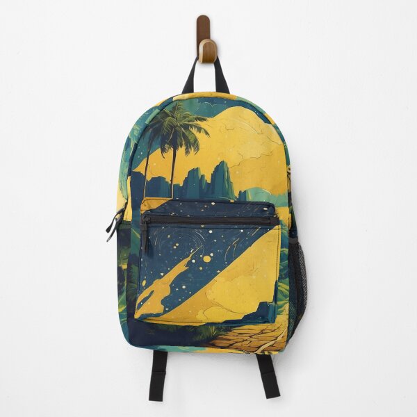 Item preview, Goias Brazil Starry Night and Moon Vintage Poster Tourism  designed and sold by TravelersGems.