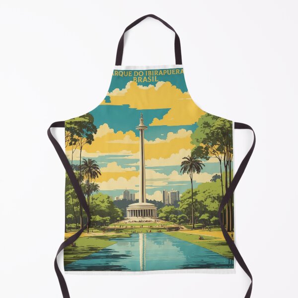 Artikelvorschau, Parque do Ibirapuera Brasilien Vintage Poster Tourismus entworfen und verkauft von TravelersGems.