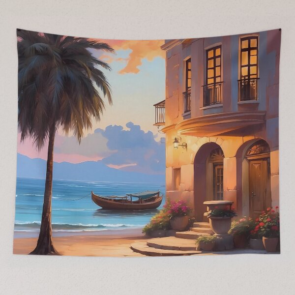 Item preview, Mediterranean Elegance at Sunset designed and sold by Vitalka-uk.
