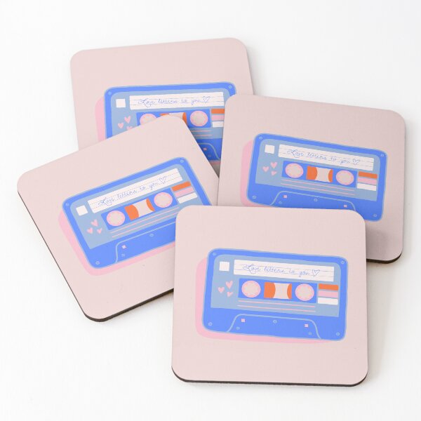 Item preview, Love letters to you. Cassette tape illustration designed and sold by Alika's  Garden.
