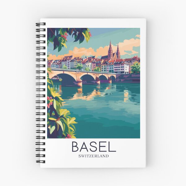 Item preview, A Pop Art Travel Print of Basel - Switzerland  designed and sold by StudioRedKoala.