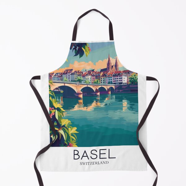 Item preview, A Pop Art Travel Print of Basel - Switzerland  designed and sold by StudioRedKoala.