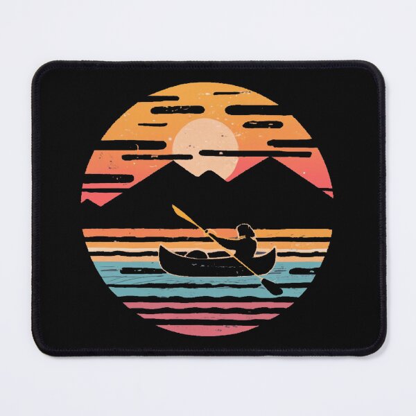 Item preview, Vintage colors sunset and kayaking designed and sold by desinganddecor.