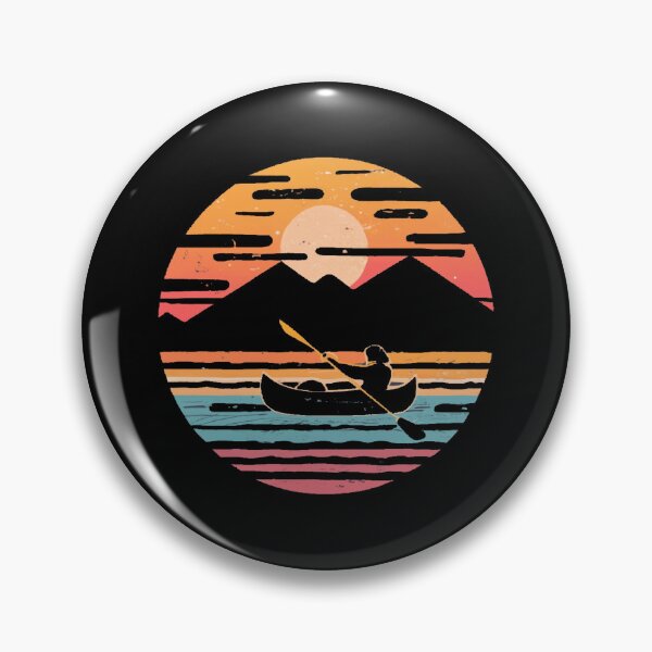 Item preview, Vintage colors sunset and kayaking designed and sold by desinganddecor.