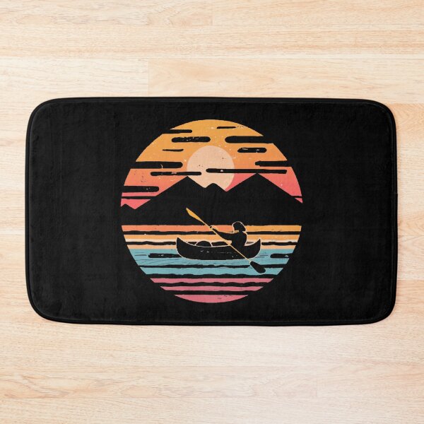 Item preview, Vintage colors sunset and kayaking designed and sold by desinganddecor.