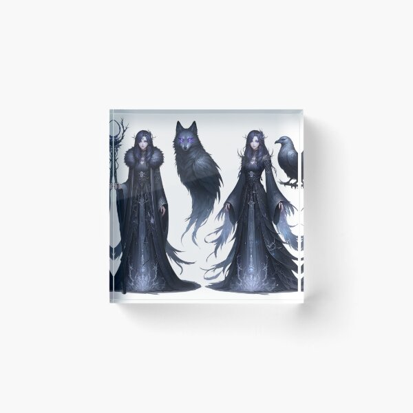 Item preview, Raven Sovereign and Her Shadow Beasts: Veil of the Occult designed and sold by shadowpalette.