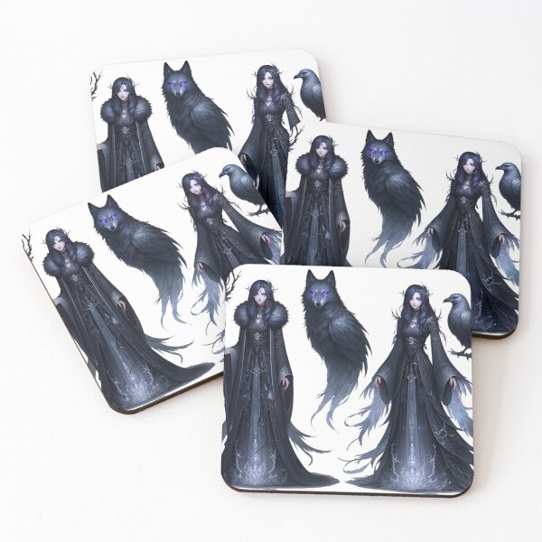 Item preview, Raven Sovereign and Her Shadow Beasts: Veil of the Occult designed and sold by shadowpalette.
