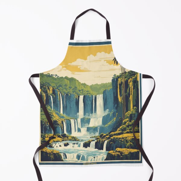 Item preview, Iguazu Falls Brazil Vintage Poster Tourism 2 designed and sold by TravelersGems.