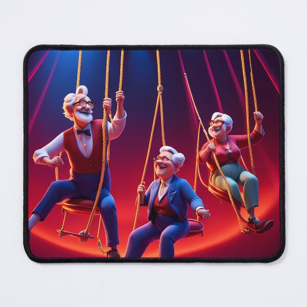 Item preview, Pensioners as trapeze Artists designed and sold by Colin Bentham.
