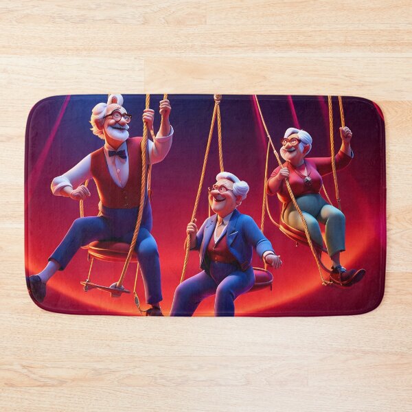 Item preview, Pensioners as trapeze Artists designed and sold by Colin Bentham.