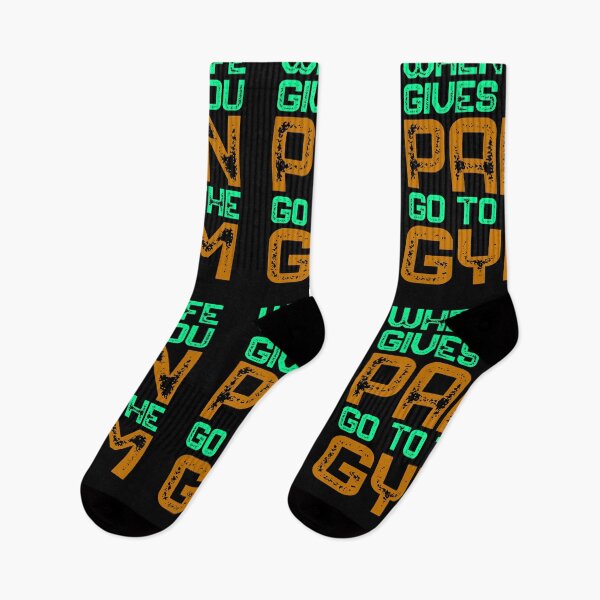Item preview, When life gives you pain, go to the gym  designed and sold by creativerooney.