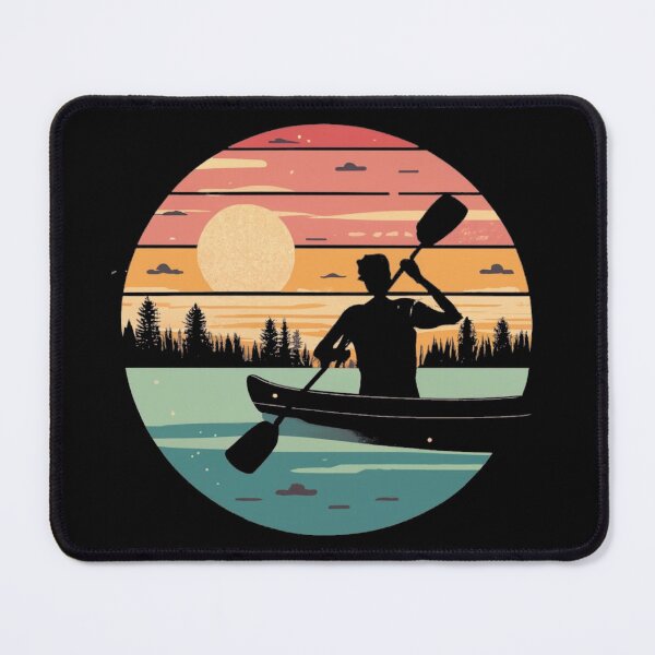 Item preview, Vintage colors sunset and kayaking designed and sold by desinganddecor.