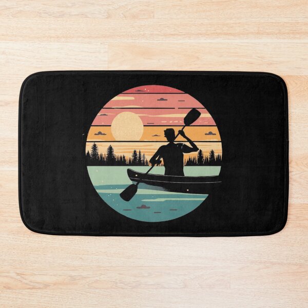 Item preview, Vintage colors sunset and kayaking designed and sold by desinganddecor.