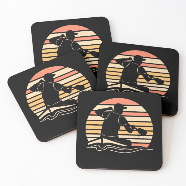 Item preview, Vintage colors sunset and kayaking designed and sold by desinganddecor.