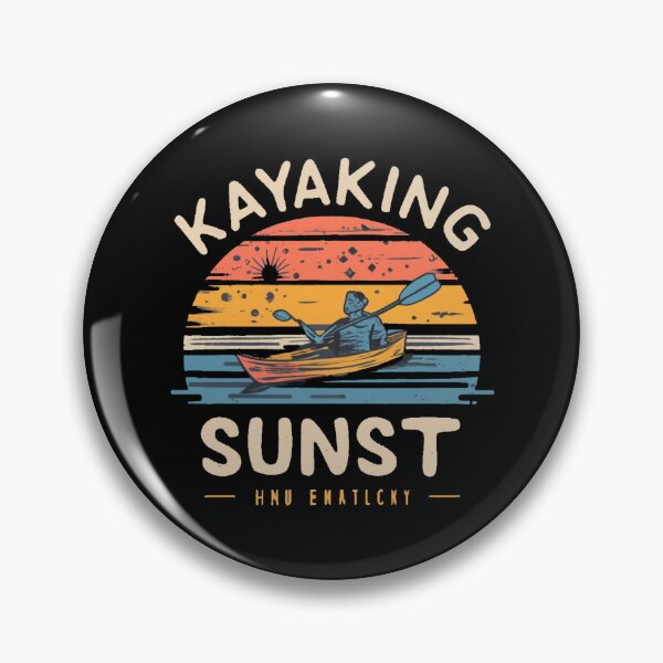 Item preview, Vintage colors sunset and kayaking designed and sold by desinganddecor.