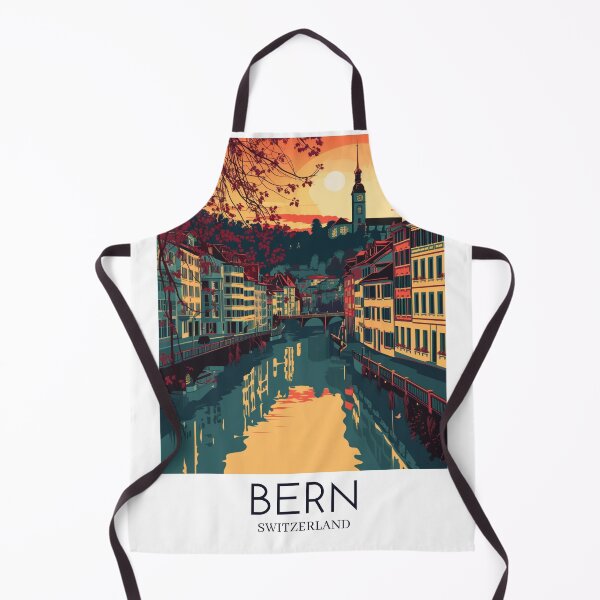 Item preview, A Pop Art Travel Print of Bern - Switzerland  designed and sold by StudioRedKoala.
