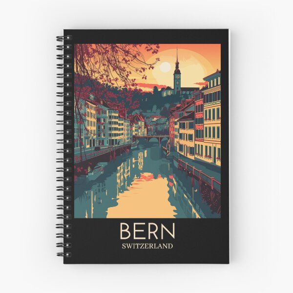 Item preview, A Pop Art Travel Print of Bern - Switzerland  designed and sold by StudioRedKoala.