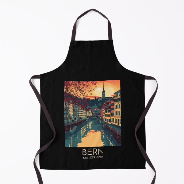 Item preview, A Pop Art Travel Print of Bern - Switzerland  designed and sold by StudioRedKoala.