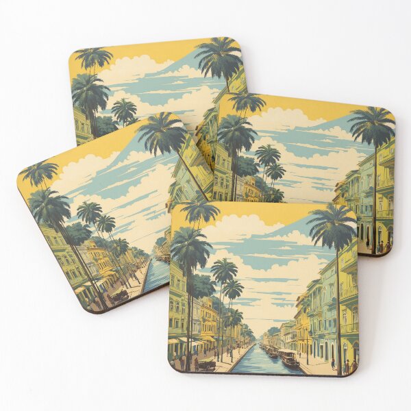 Item preview, Manaus Brazil Vintage Poster Tourism  designed and sold by TravelersGems.