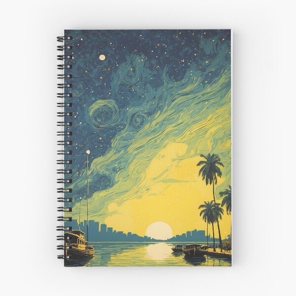 Item preview, Manaus Starry Night and Moon Vintage Poster Tourism  designed and sold by TravelersGems.