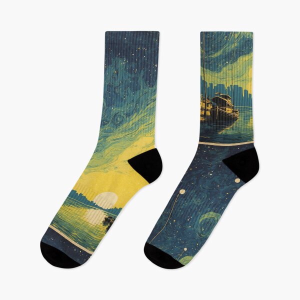 Item preview, Manaus Starry Night and Moon Vintage Poster Tourism  designed and sold by TravelersGems.