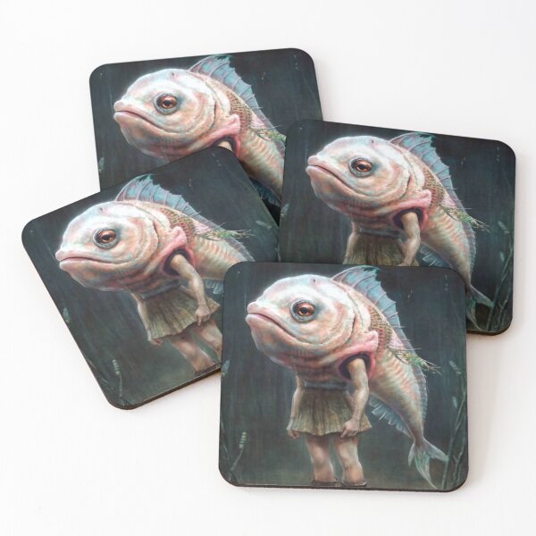 Item preview,  Anthropomorphic fish girl designed and sold by M-Y-A-R-T-.