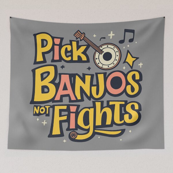 Item preview, Pick Banjos Not Fights designed and sold by bihtti.