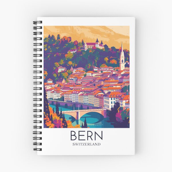 Item preview, A Pop Art Travel Print of Bern - Switzerland  designed and sold by StudioRedKoala.