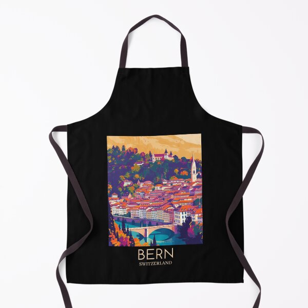 Item preview, A Pop Art Travel Print of Bern - Switzerland  designed and sold by StudioRedKoala.