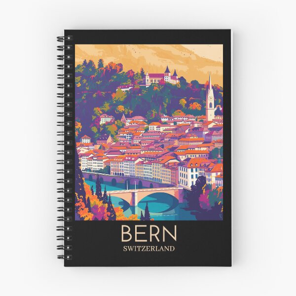 Item preview, A Pop Art Travel Print of Bern - Switzerland  designed and sold by StudioRedKoala.